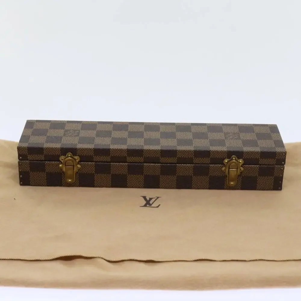 LOUIS VUITTON Damier Ebene Watch Case Trunk